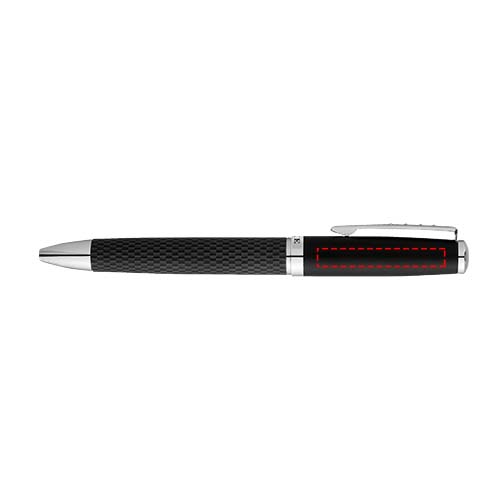 Carbon duo pen gift set with pouch (black ink)