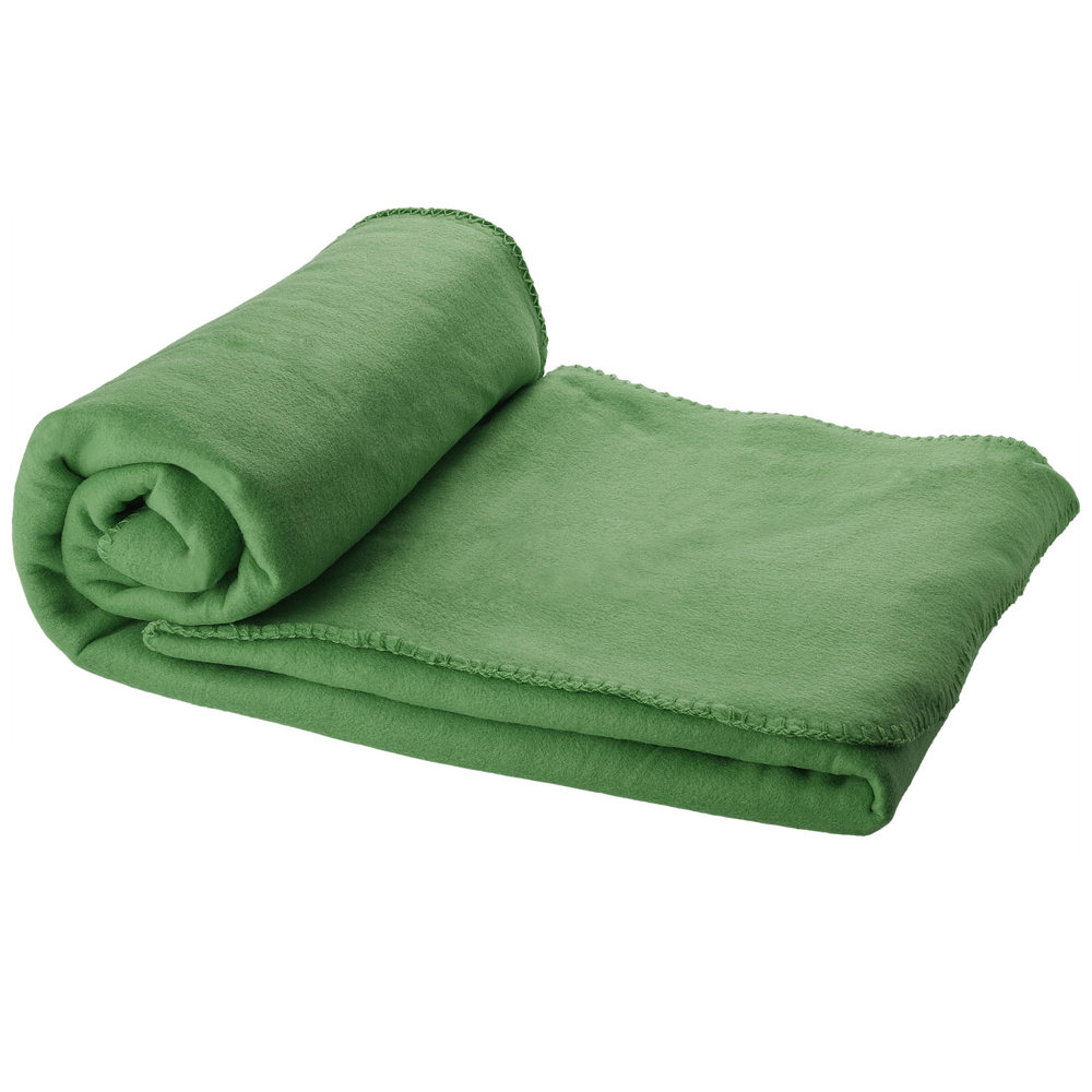 Huggy fleece plaid blanket with carry pouch 150x120 cm