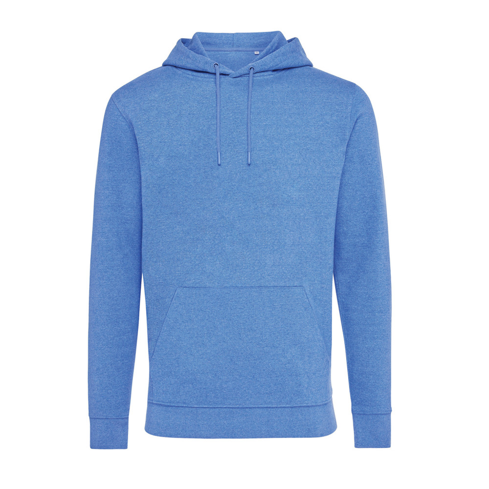 IQONIQ Torres recycled cotton hoodie undyed - heather blue (± PMS heather blue)