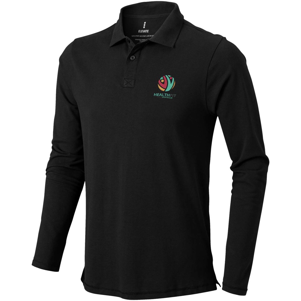 Calgary 180 g/m2 long sleeve men's polo