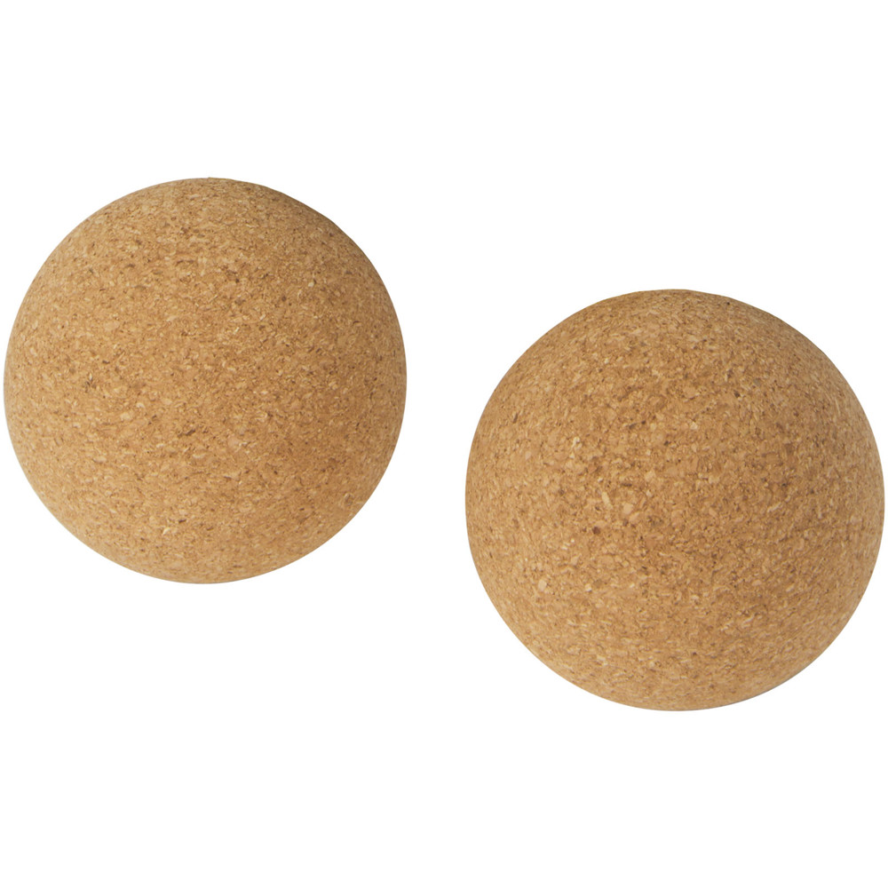 Trikona cork yoga ball - set of 2