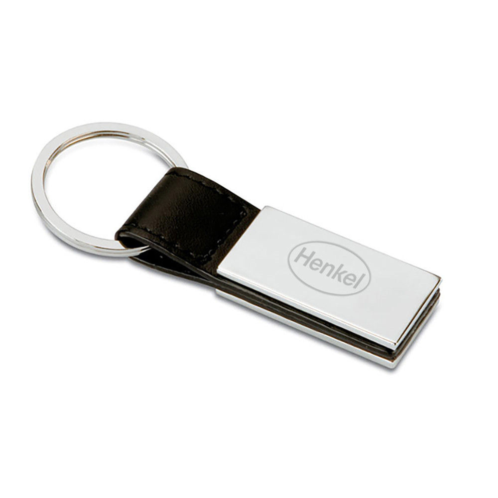 Henkel PU Keychain with metal plate (pack of 5)