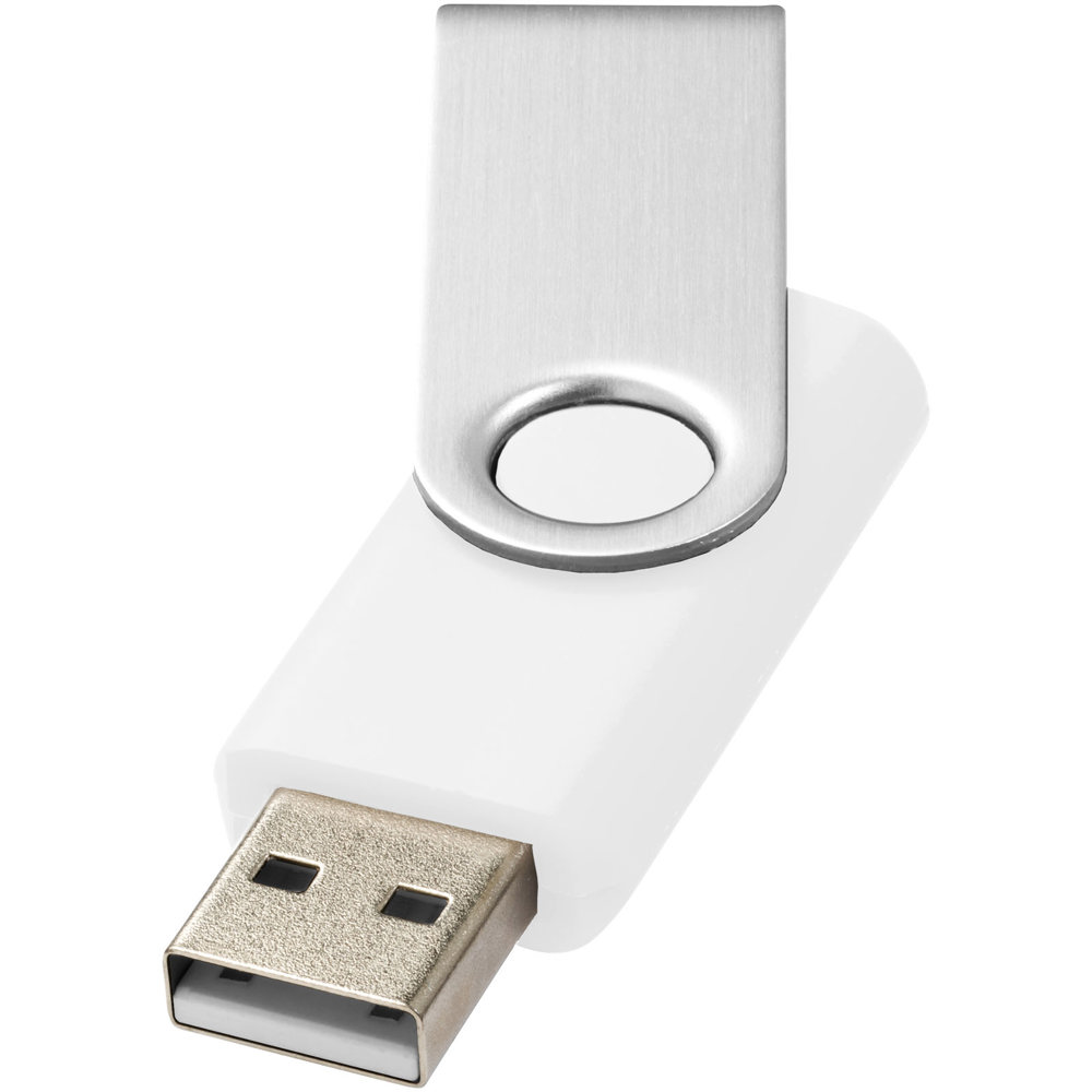 Rotate-basic 2GB USB flash drive - White, Silver