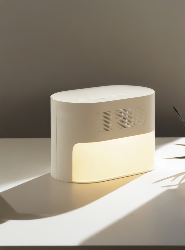 LumaRise RCS recycled plastic white noise alarm clock