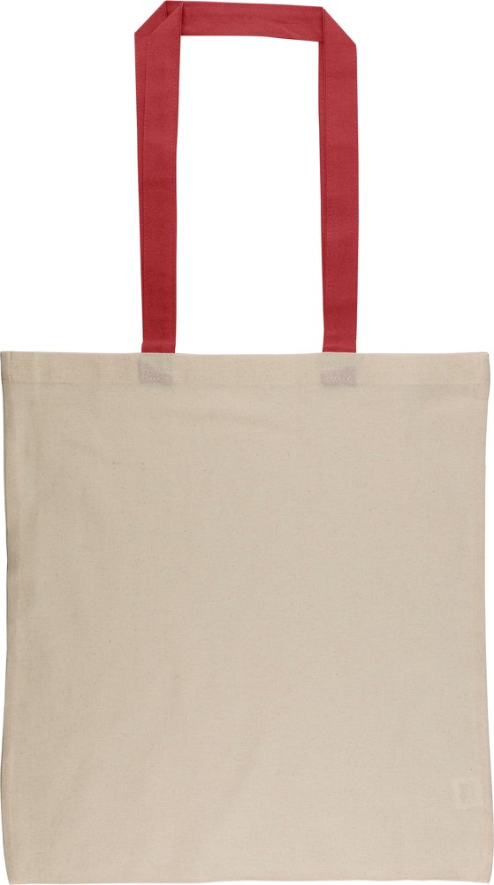 Cotton (140 gsm) shopping bag Maris - RED