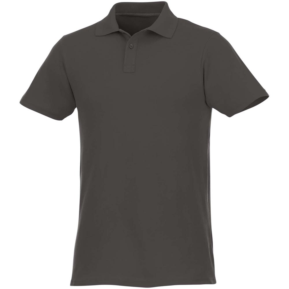 Helios 180 g/m2 short sleeve men's polo - Storm grey