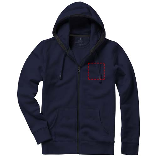 Arora 300 g/m2 unisex full zip hoodie