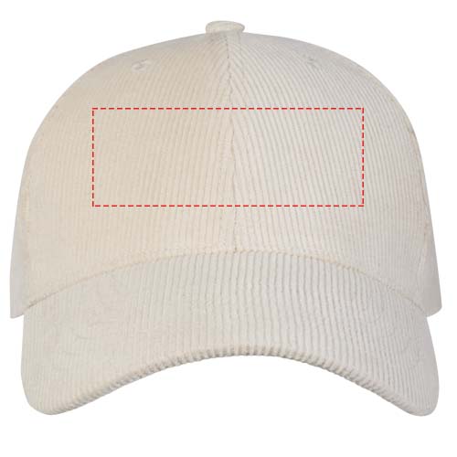 Hutton 6 panel 280 g/m² recycled corduroy cap