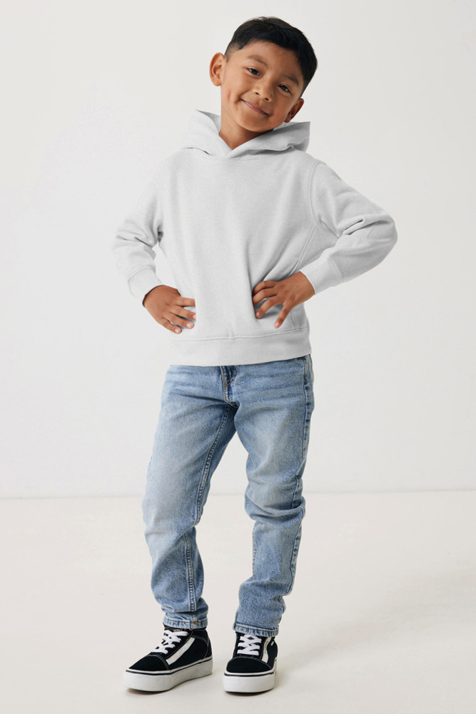 IQONIQ Yengo kids recycled cotton hoodie with sidepockets