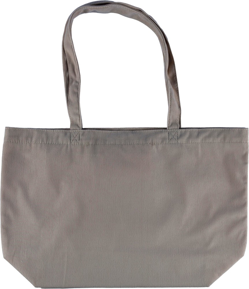 Corduroy tote bag Tino - grey