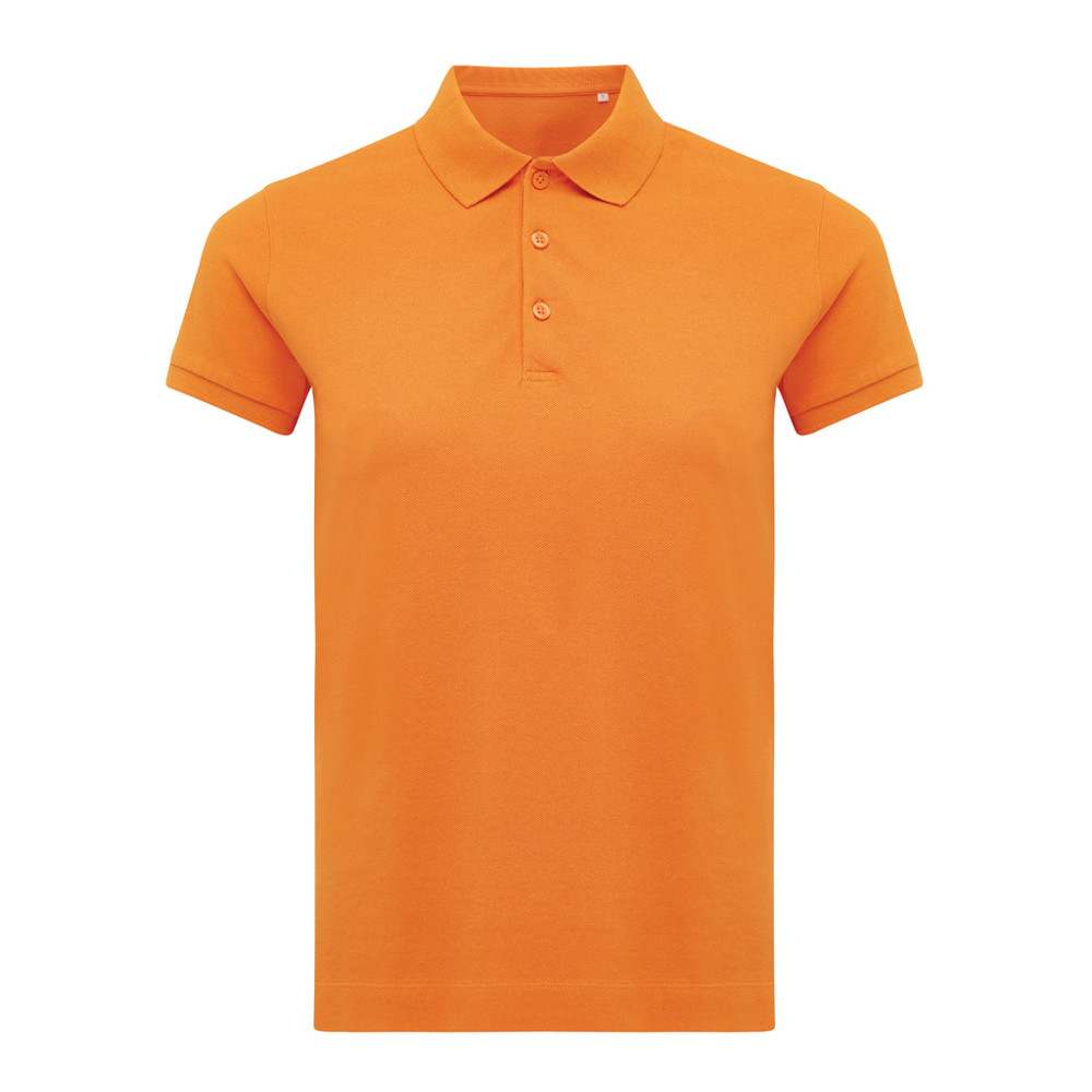 IQONIQ Yosemite women recycled cotton pique polo - orange (± PMS 16-1255 TCX)
