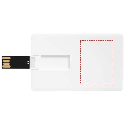Slim card-shaped 2GB USB flash drive