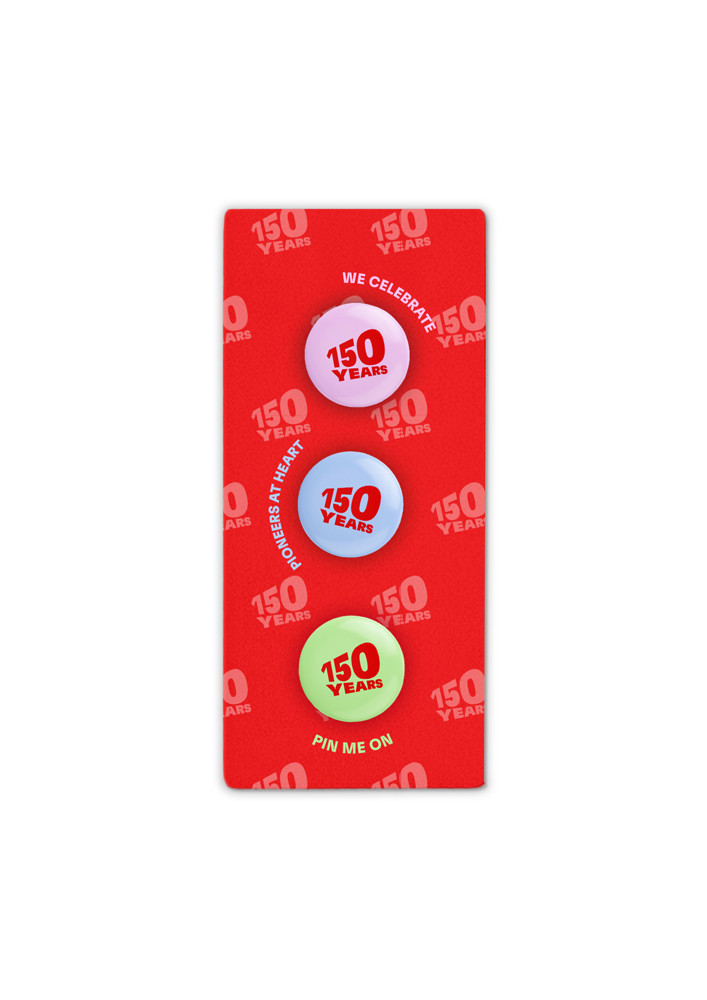 Henkel 150 years buttons