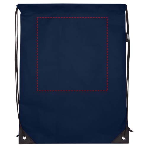 Evergreen GRS recycled non-woven drawstring bag 5L