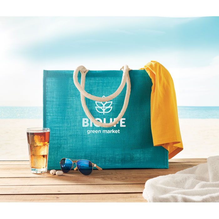 AURA - Jute bag with cotton handle