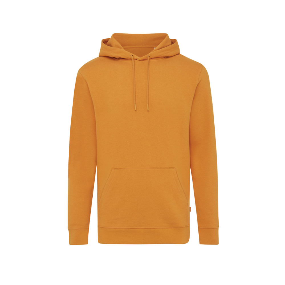 IQONIQ Jasper recycled cotton hoodie - sundial orange (± PMS 16-1148TCX)
