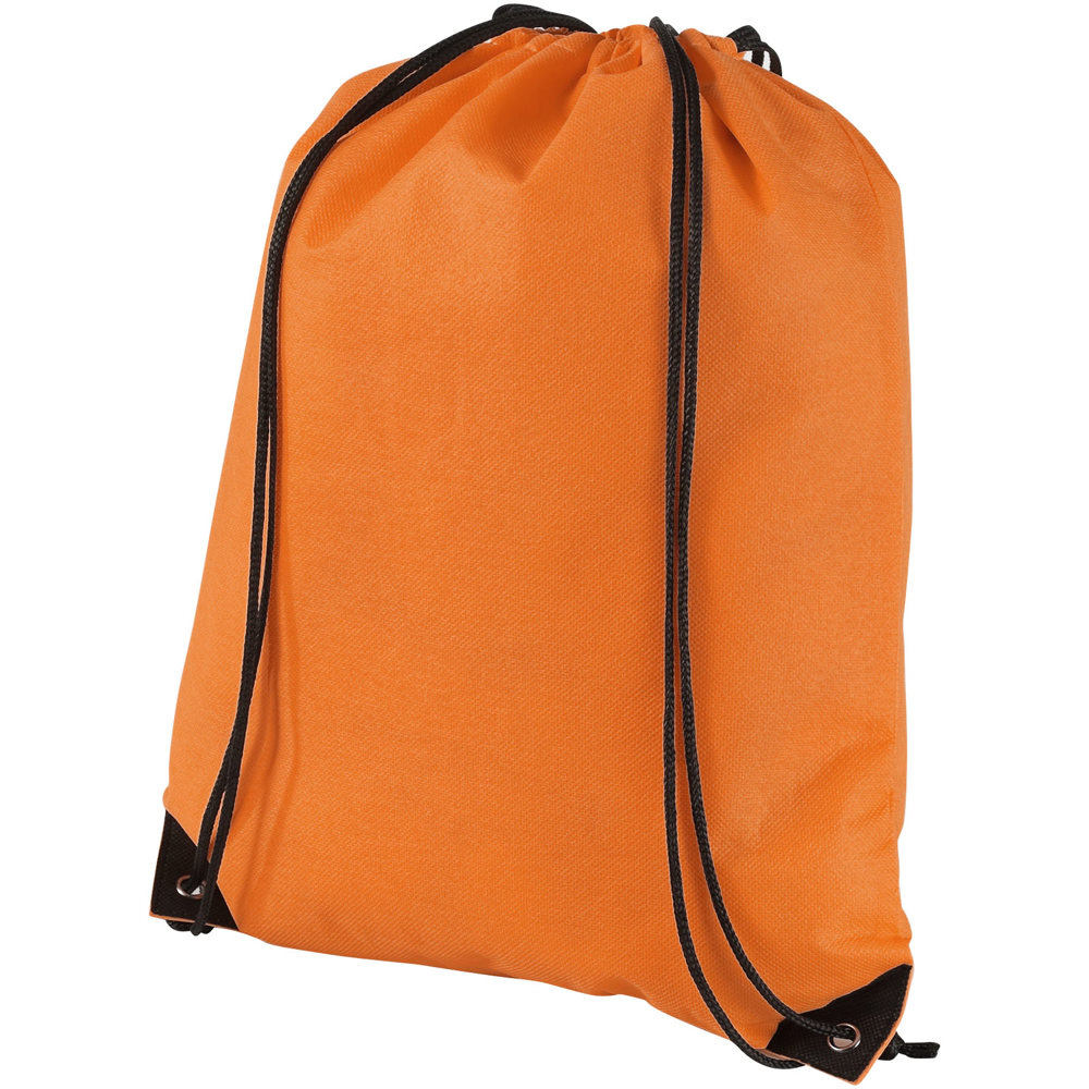 Evergreen non-woven drawstring bag 5L - orange