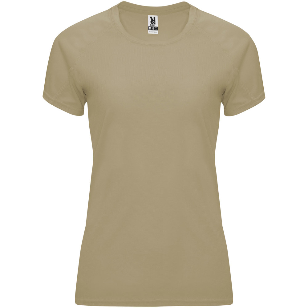 Bahrain 135 g/m2 short sleeve women's sports t-shirt - Dark Sand