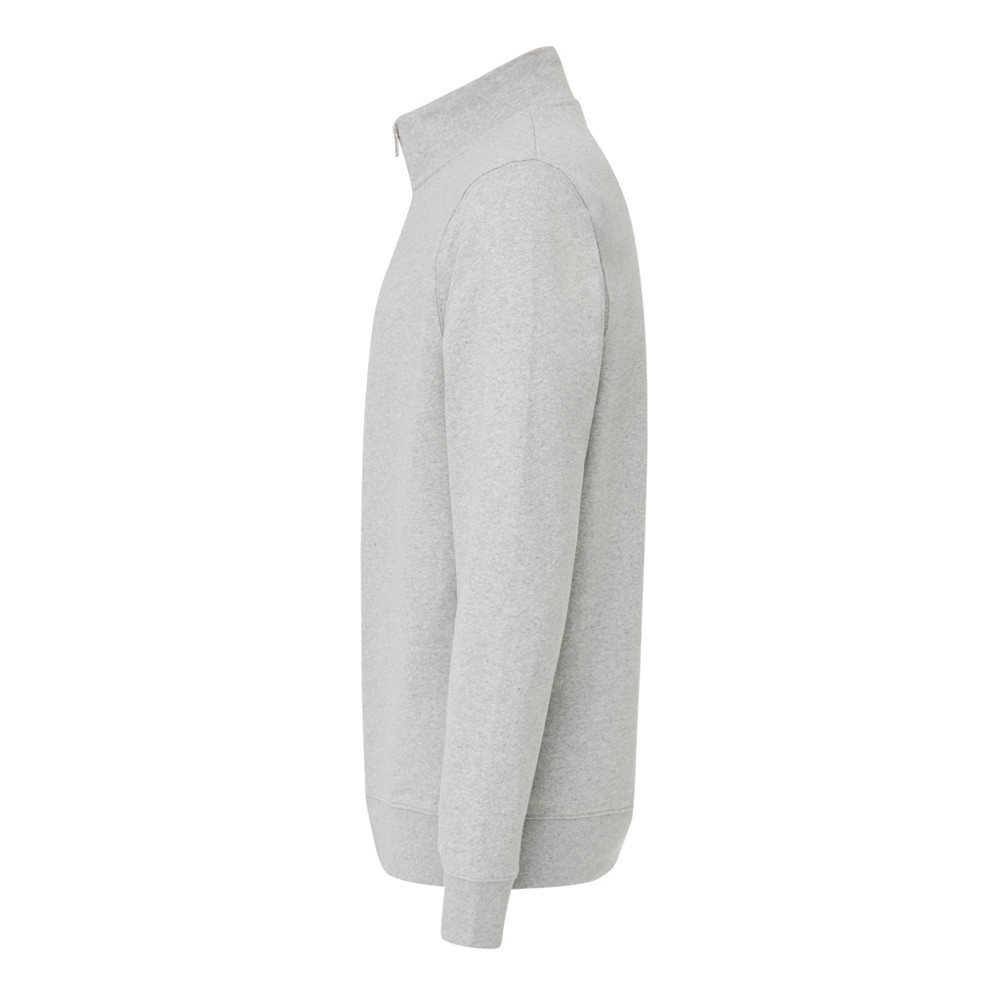 IQONIQ Elgon recycled cotton quarter zip sweater