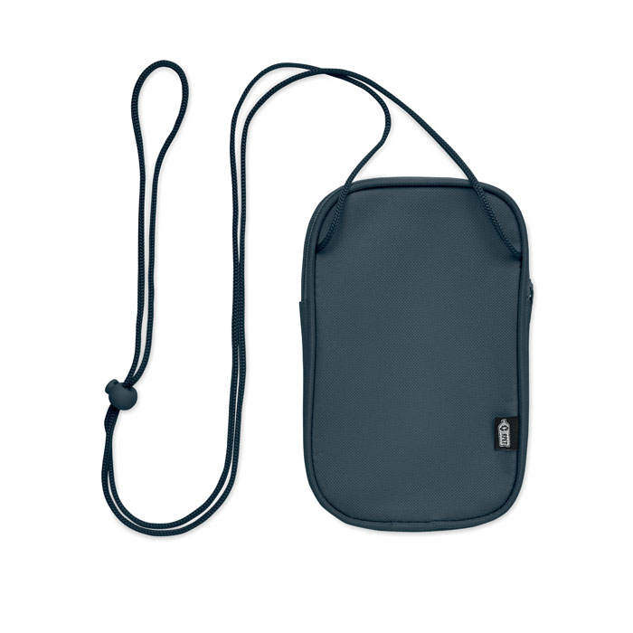 KOROVIN POUCH - RPET cross body travel pouch - blue