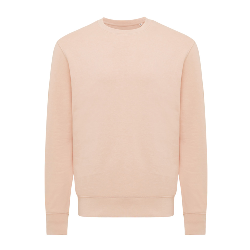 IQONIQ Etosha lightweight recycled cotton crew neck - peach nectar (± PMS 14-1314 TCX)