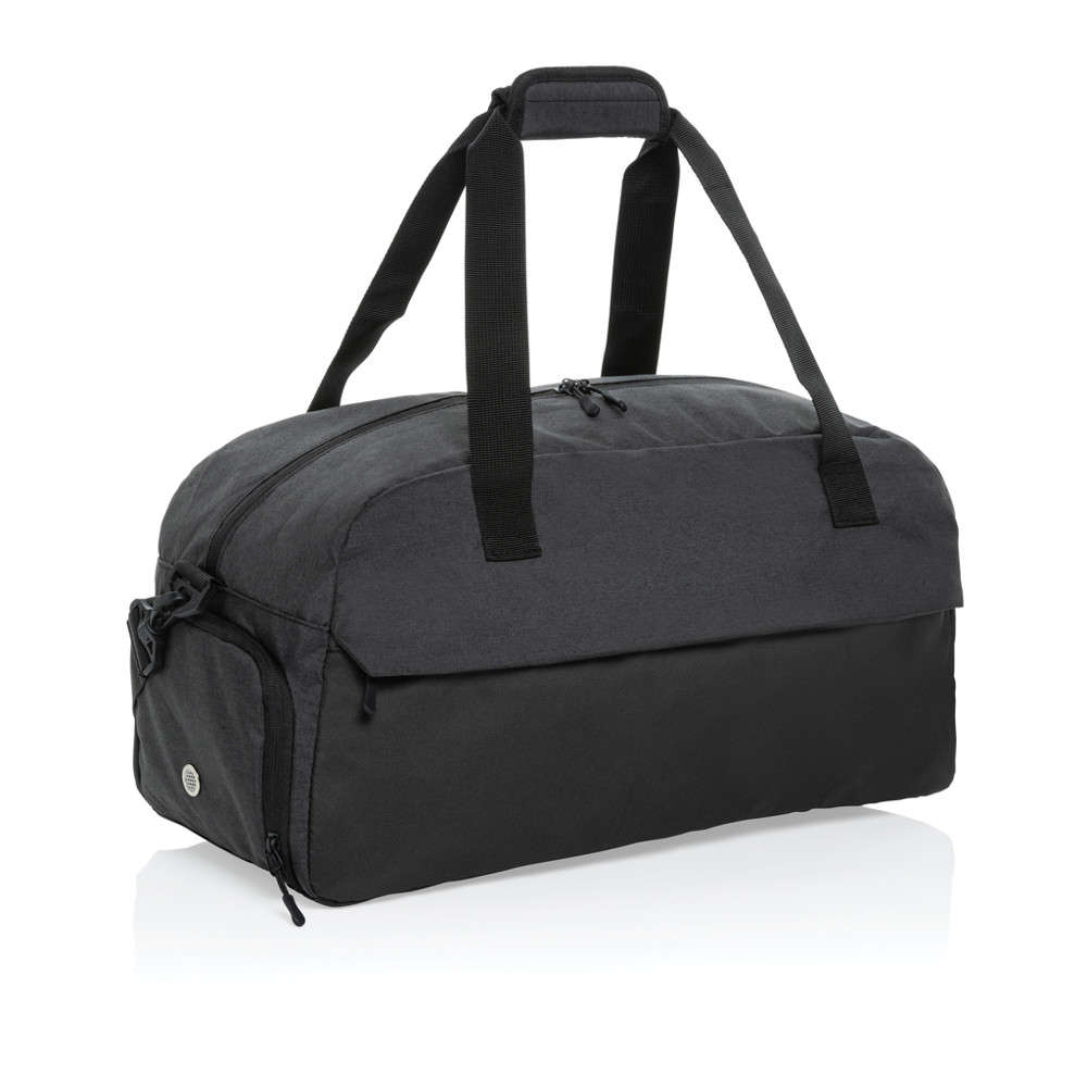 Kazu AWARE™ RPET basic weekend duffel - black (± PMS Black)