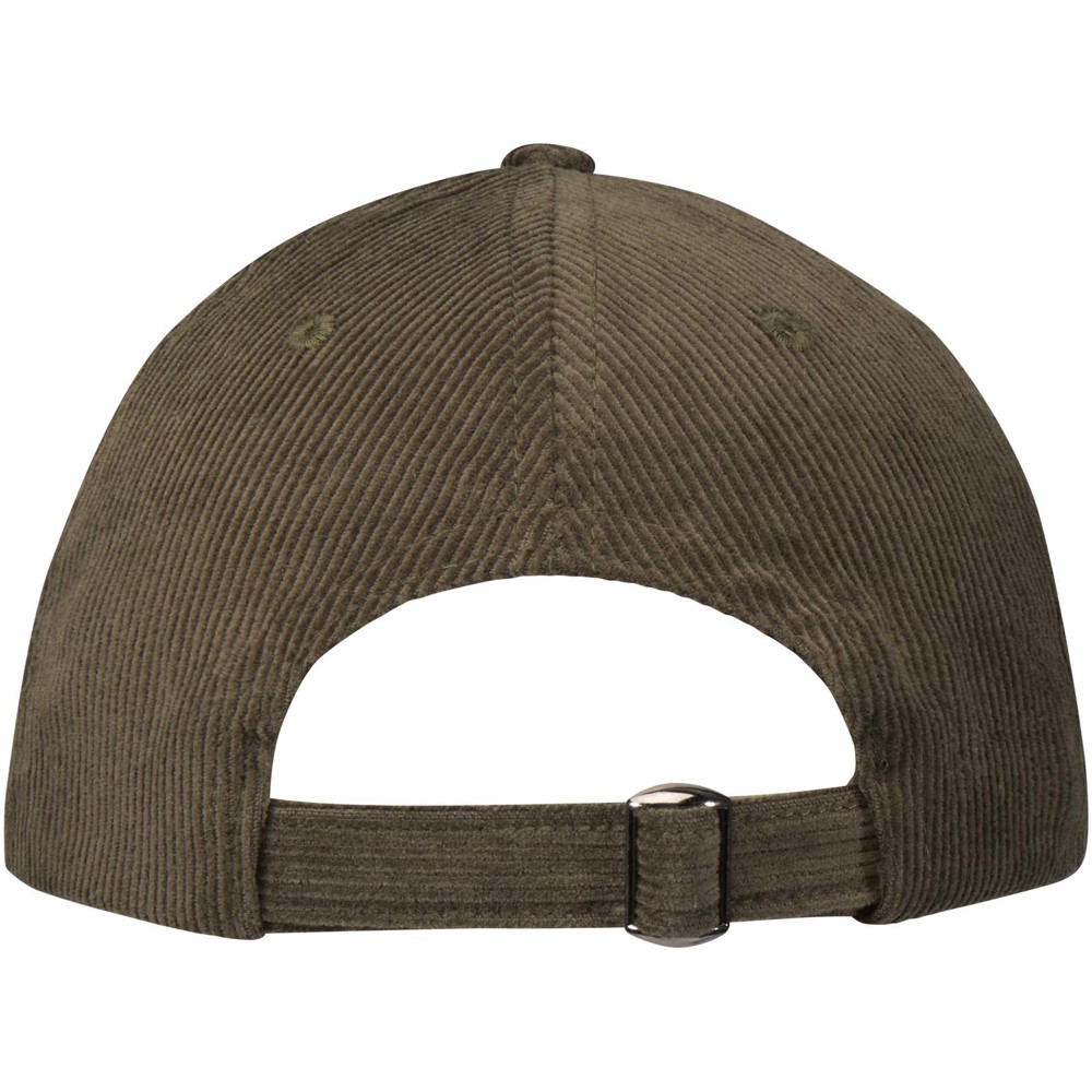 Hutton 6 panel 280 g/m² recycled corduroy cap