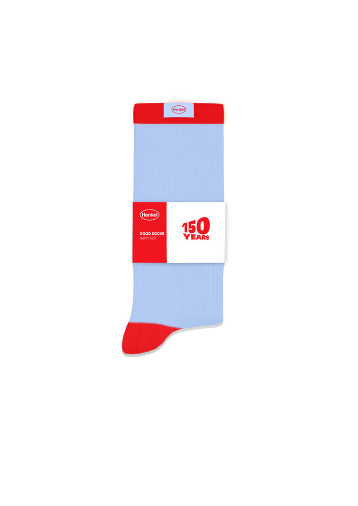 Henkel 150 years sock blue