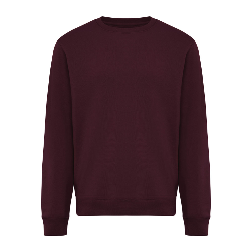 IQONIQ Torla recycled cotton crew neck - merlot (± PMS 19-1627 TCX)