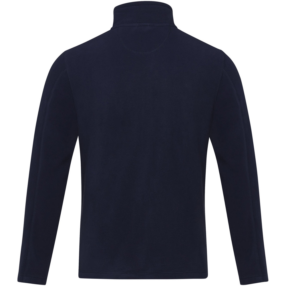 Amber men's GRS recycled full zip fleece jacket