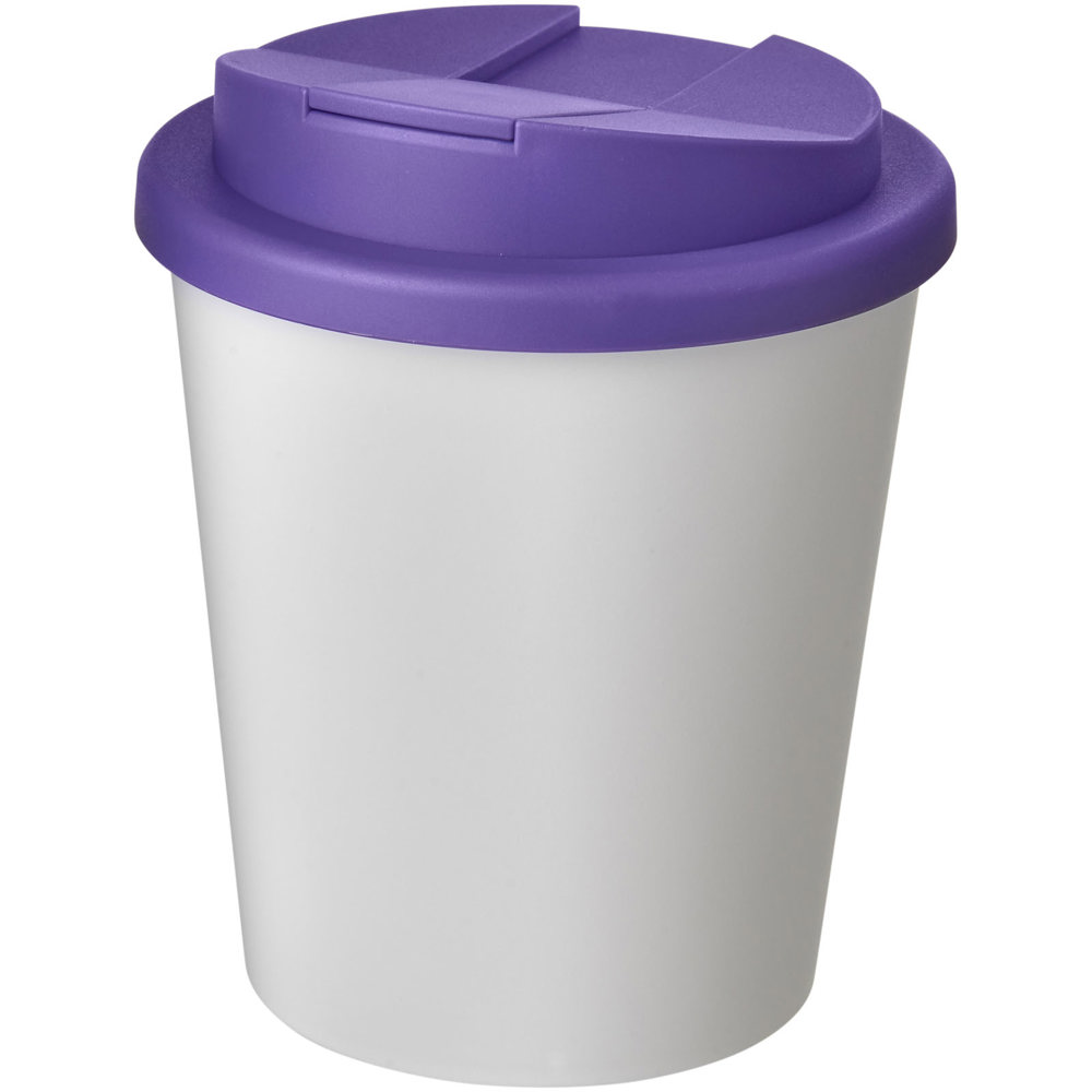 Americano® Espresso 250 ml tumbler with spill-proof lid - White, Purple