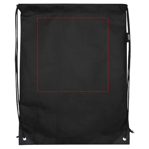 Evergreen GRS recycled non-woven drawstring bag 5L