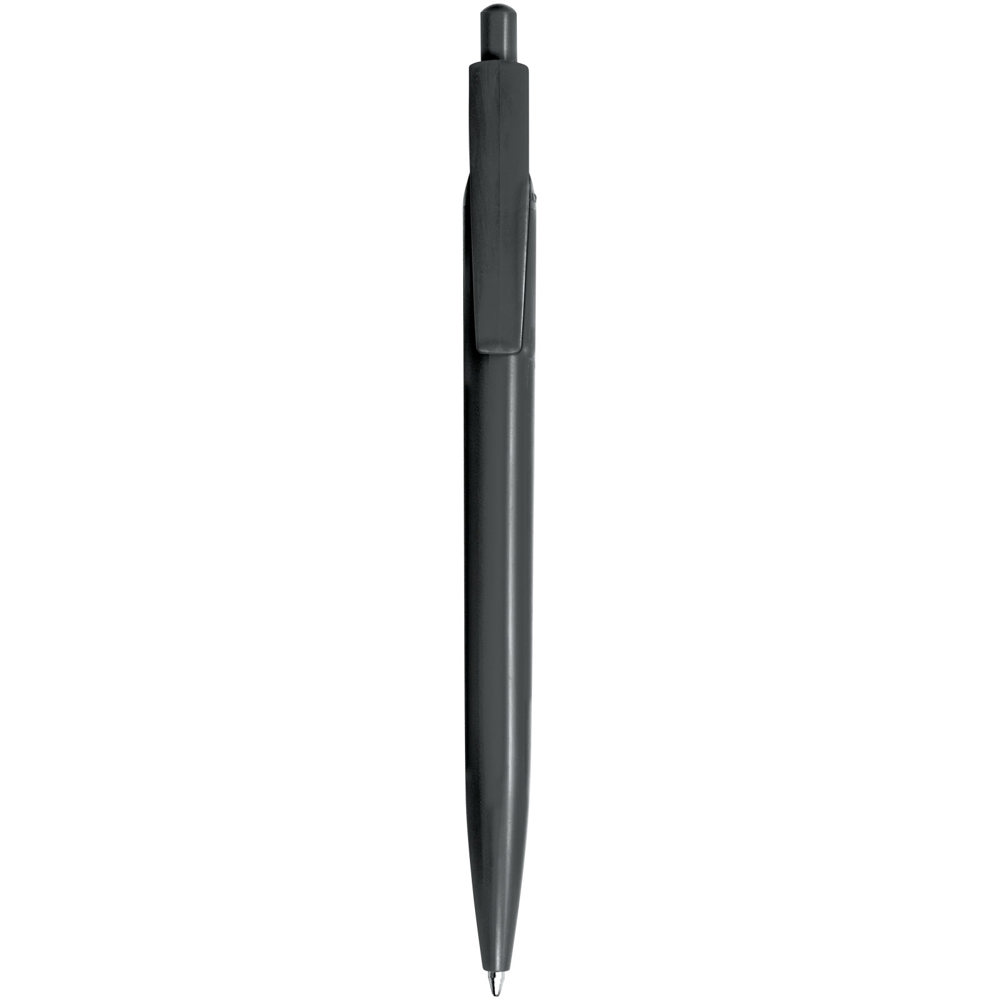 Alessio recycled PET ballpoint pen (blue ink) - Black