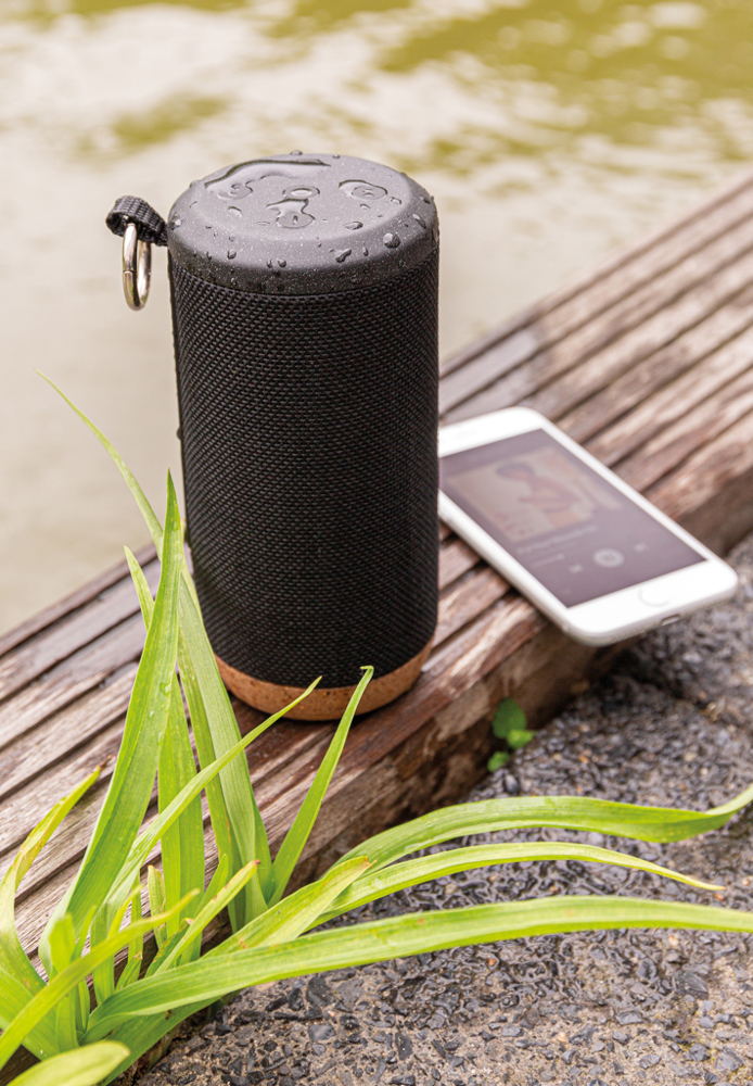 Baia 10W wireless speaker, cork