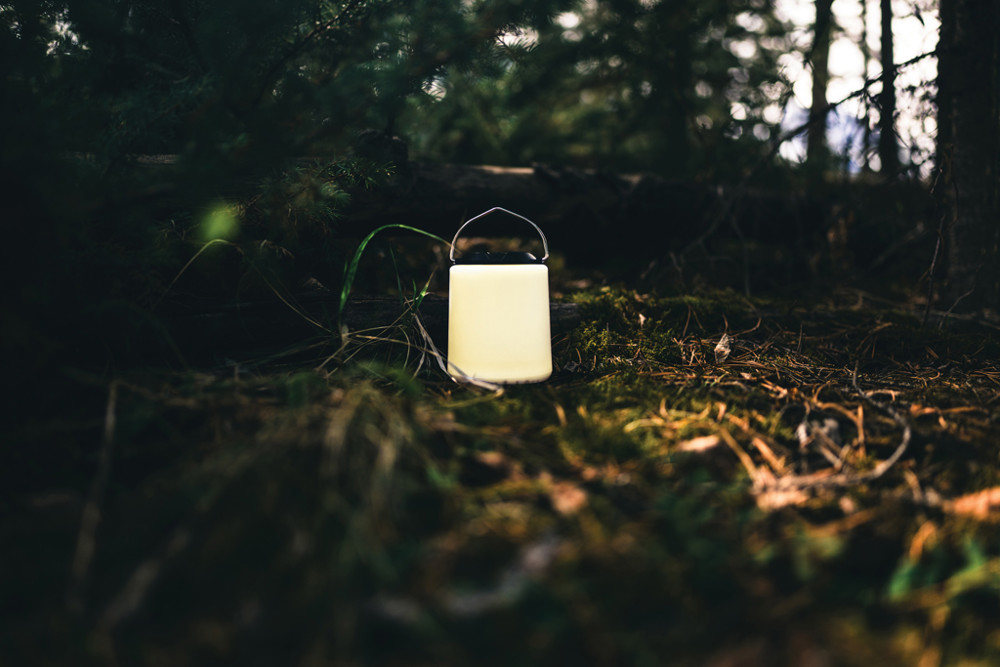 Limio RCS recycled plastic portable re-chargeable table lamp