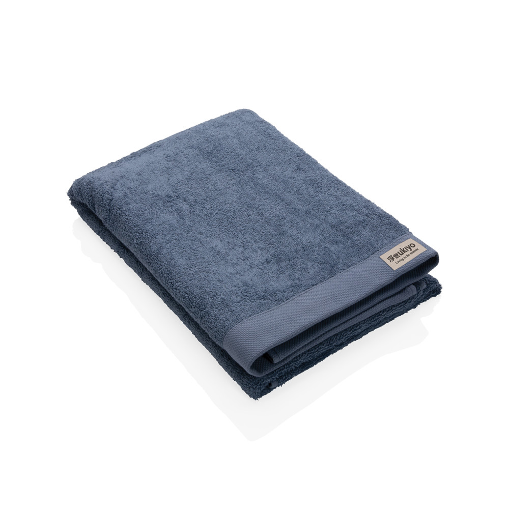 Ukiyo Sakura AWARE™ 500 gsm bath towel 70x140cm - blue (± PMS 646)