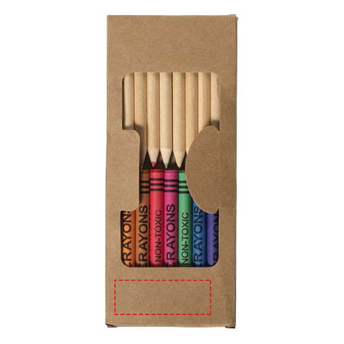 Lucky 19-piece coloured pencil and crayon set