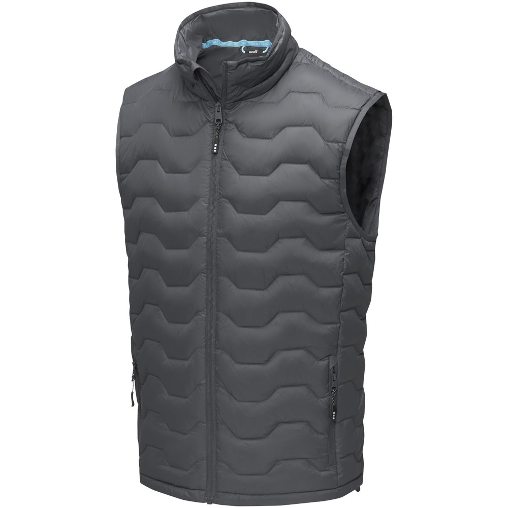 Petalite men's GRS recycled insulated down bodywarmer - Storm grey