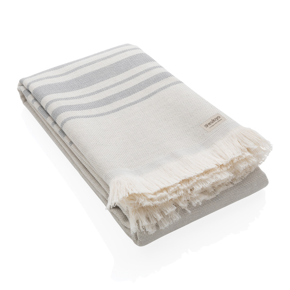 Ukiyo Yumiko AWARE™ Hammam Towel 100 x 180cm - grey (± PMS Cool Grey 6)