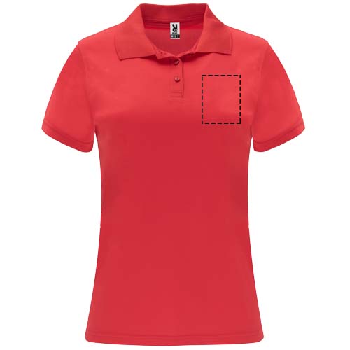 Monzha 150 g/m² short sleeve women's sports polo