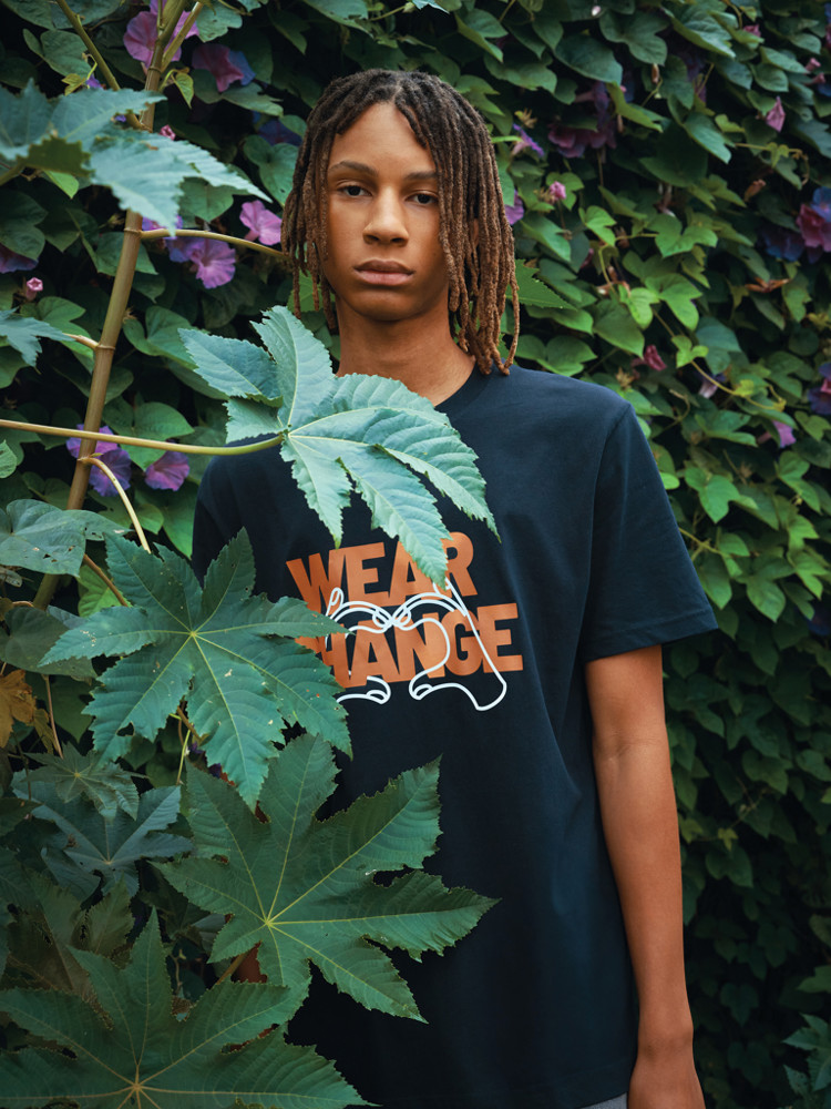 IQONIQ Kakadu relaxed recycled cotton t-shirt