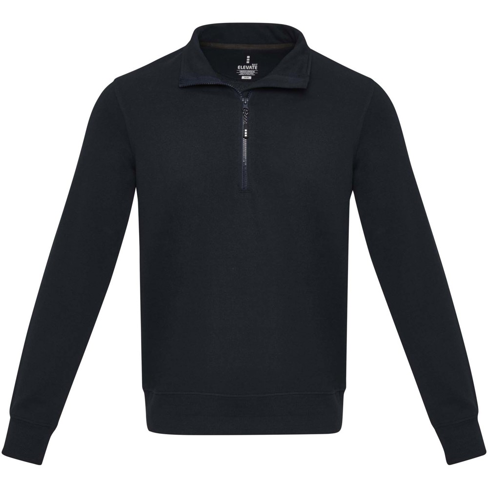Tin 280 g/m² unisex Aware™ recycled quarter zip sweater 