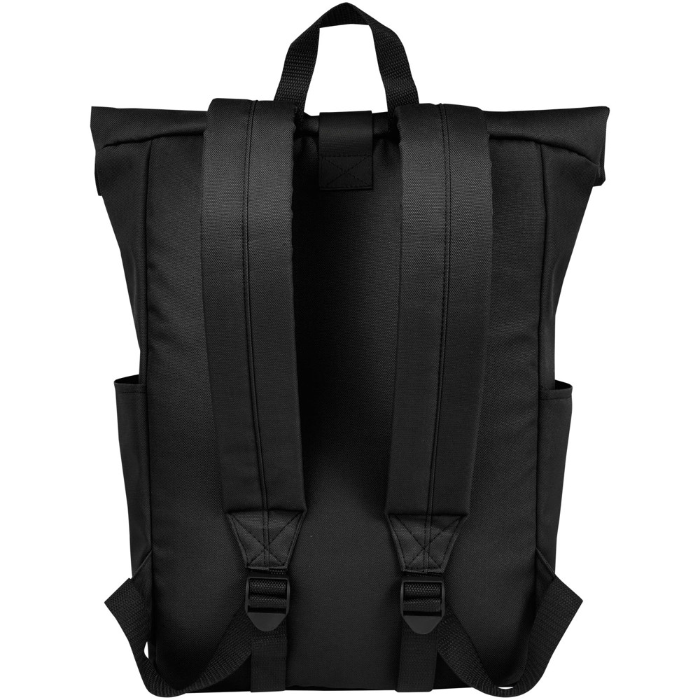Byron 15.6" GRS RPET roll-top backpack 18L
