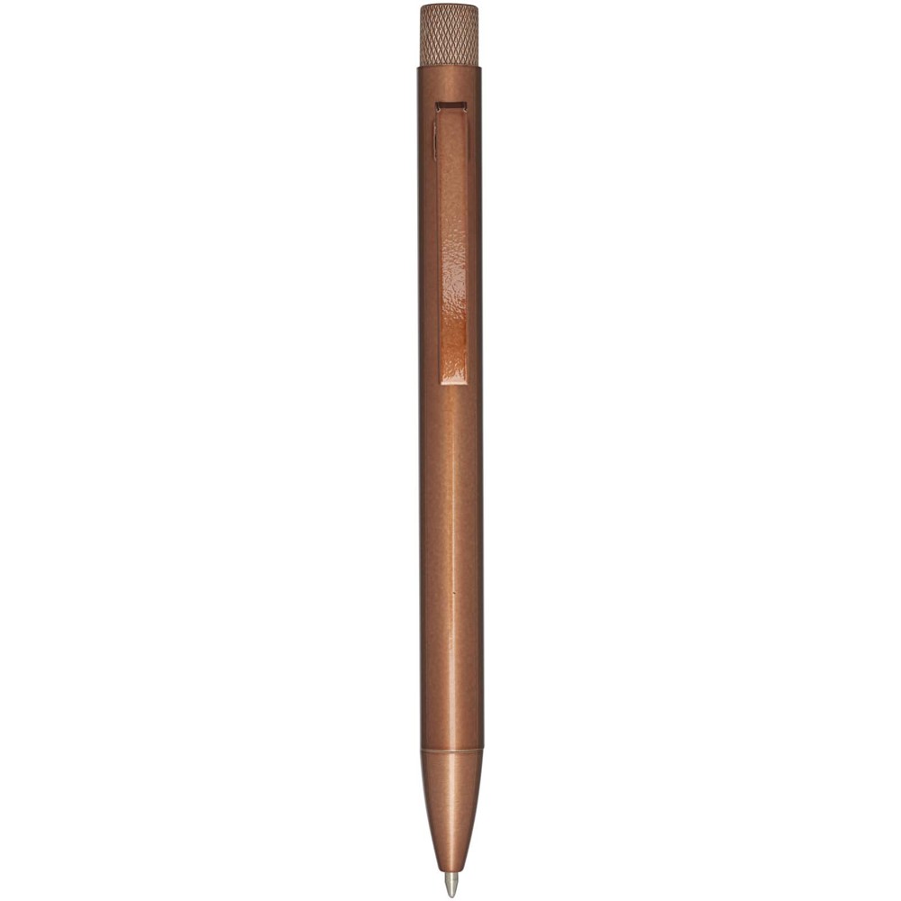 Beatriz recycled brass ballpoint pen (blue ink) - Copper