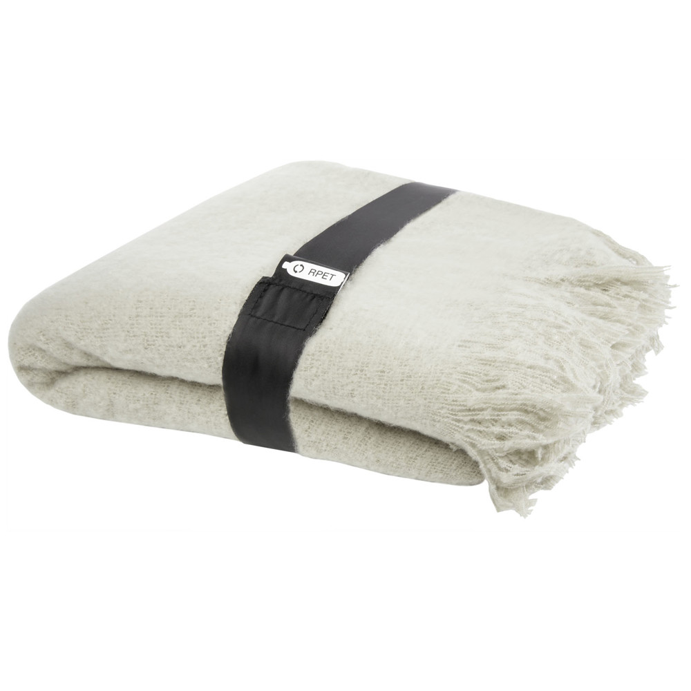 Ivy GRS certified RPET blanket - Light grey