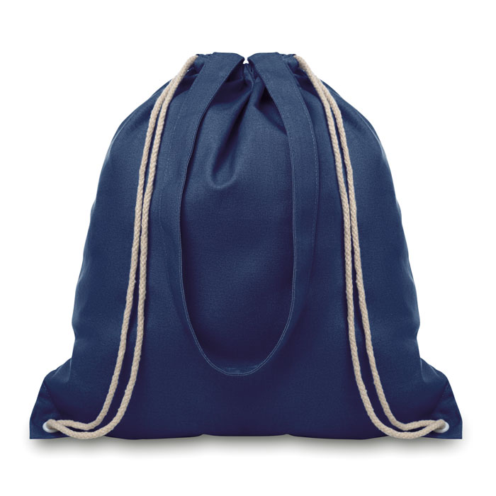 MOIRA - 220gr/m² canvas 2 function bag - blue