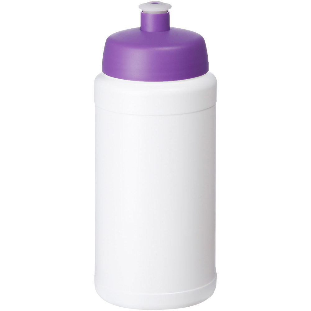 Baseline® Plus 500 ml bottle with sports lid - White, Purple