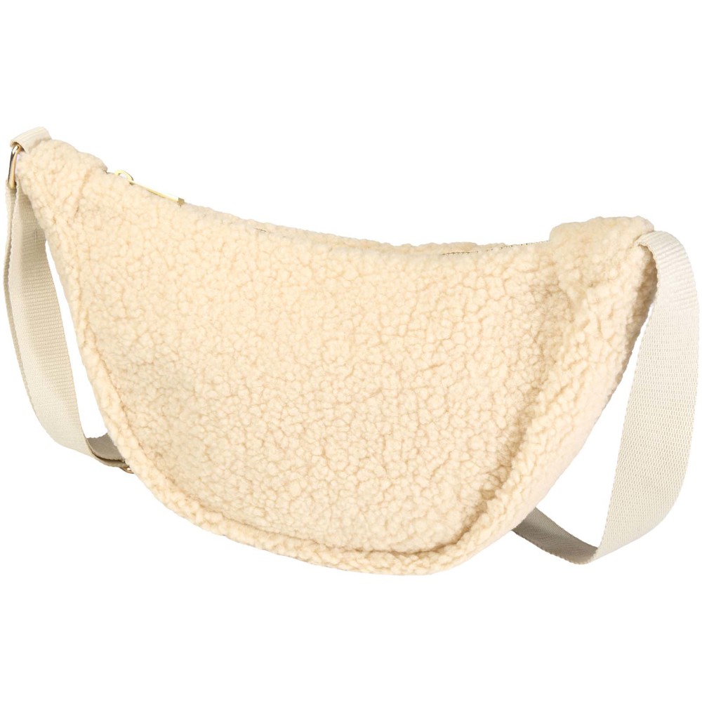 Bear GRS recycled sherpa crossbody bag 3L