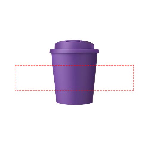 Americano® Espresso Eco 250 ml recycled tumbler with spill-proof lid 