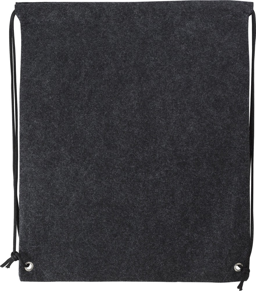 Drawstring bag Maya | Felt | 3 l - dark grey